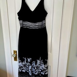 Lined Wide Strap Dress, Size 16W